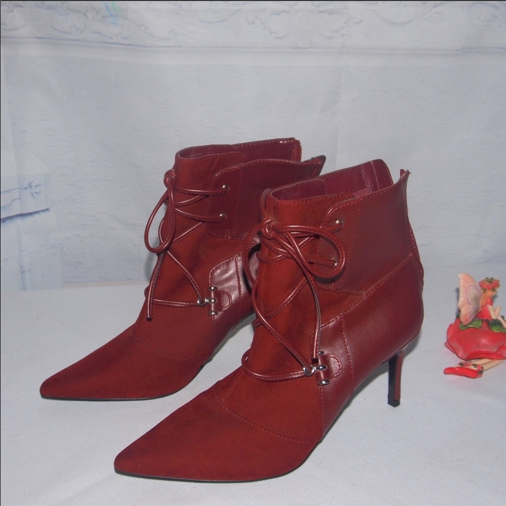 Nine West Bootie MostMay Model Faux Leather 9M NWT